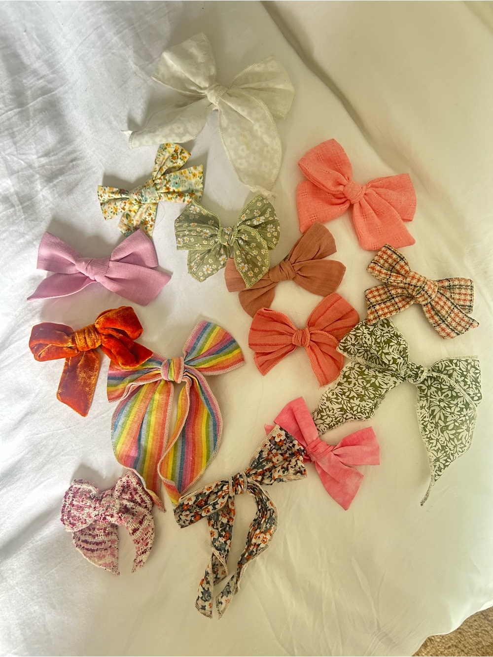 Little Poppy Co. Girls Multi-Color Bow Hair Clip Set — Assorted